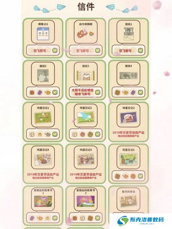 动物餐厅信件攻略最全最新分享