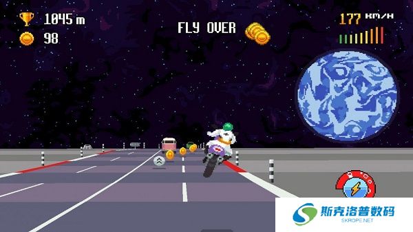 像素摩托车游戏