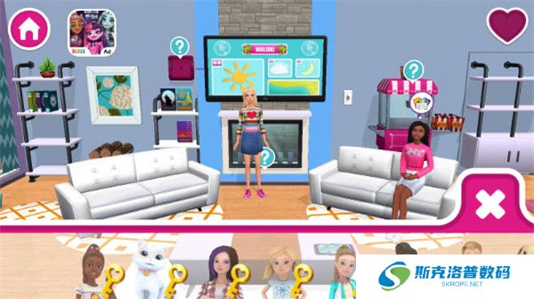 芭比梦幻屋解锁版